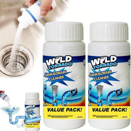 Powerful sink and drain cleaner